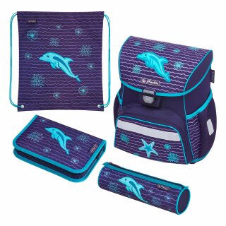 Školní taška Loop - Delfín - vybavená - 