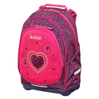 Školní batoh Bliss - Růžové srdce - 