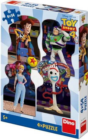Toy Story 4: Kamarádi Puzzle - 4x54 dílků - neuveden