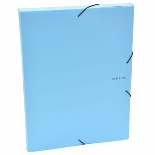 Krabice PP s gumou A4 PASTELINI modrá (Defekt) - 