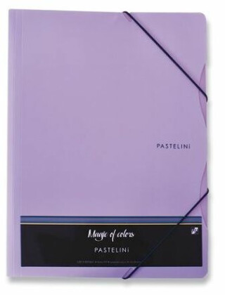 Sloha s gumou A4 PP PASTELINI fialová - neuveden