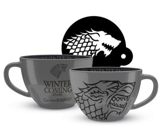 Hrnek Game of Thrones - Stark cappuccino 630 ml - neuveden