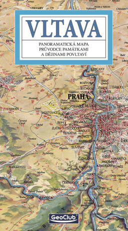 Vltava - panoramatická mapa (Defekt) - 
