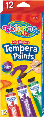 Temperové barvy tuba 12 barev, 12 ml - neuveden