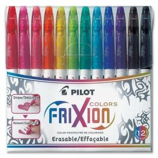PILOT FriXion Colors , fix, sada 12 barev - neuveden