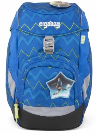 Školní batoh Ergobag prime - modrý zig zag - 