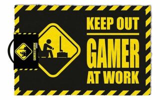 Rohožka Keep Out Gamer At Work - neuveden