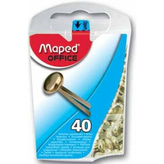 Maped - Sponky mosazné 17 mm 40 ks - neuveden
