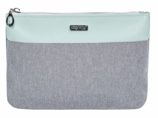 Kosmetická taška plochá Grey mentol - 