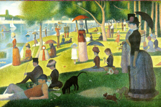 Puzzle: Nedělní odpoledne na ostrově Grande Jatte  1884: Seurat Georges: 2000 dílků - neuveden