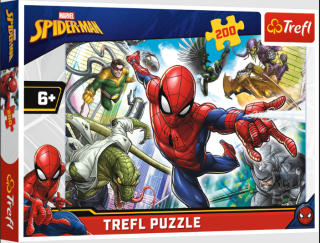 Trefl Puzzle Spiderman - Zrozen k hrdinství / 200 dílků - neuveden