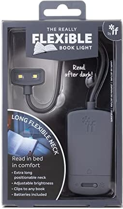 Lampička Flexible book light šedé - neuveden