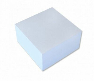 Poznámkový papír náhradní 85 × 85 mm nelepený - bílý - neuveden