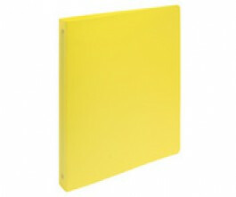 Pořadač 4 kroužek A4 40 mm 268 x 320 mm - žlutý rozšířený - neuveden