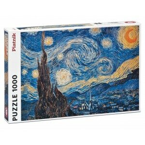 Puzzle Van Gogh Hvězdná noc  1000 dílků - neuveden