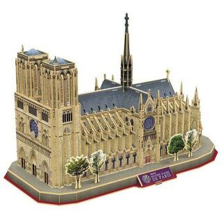 Puzzle 3D - Notre Dame / 128 dílků - neuveden