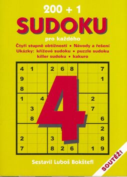 200+1 Sudoku pro každého 4 - Luboš Bokštefl