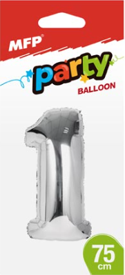 Balónek č.1 nafukovací fóliový 75 cm - 
