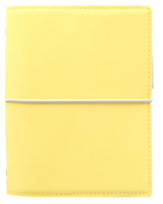 Diář Filofax Domino Soft - Pastelová žlutá (kapesní) - 