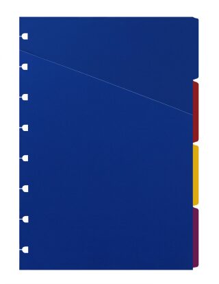 Filofax - Notebook, náplň A5, rozřazovač, mix barev - 
