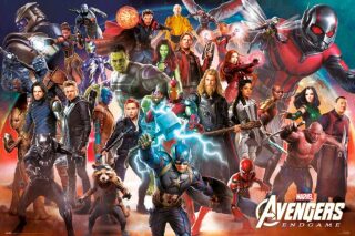 Plakát 61x91,5cm-Avengers: Endgame - Line Up - 
