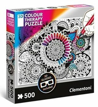 Puzzle 3D Colour Therapy Mandala/500 díl - neuveden