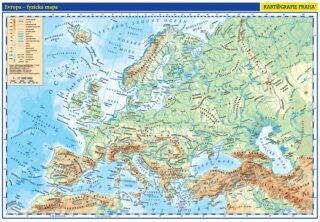 Evropa – příruční mapa - neuveden