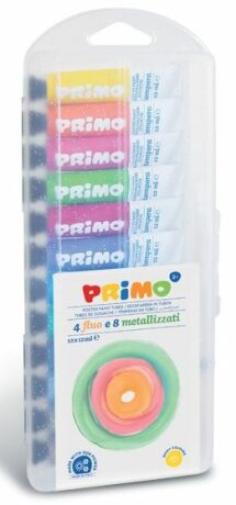 PRIMO temperové barvy metalické + fluo 12 x 12 ml - neuveden