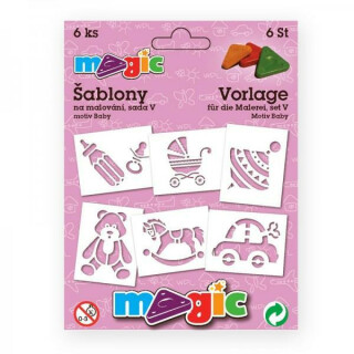 MAGIC papírové šablony na malování BABY - neuveden
