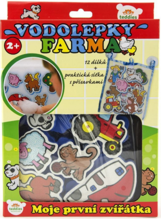 Vodolepky Moje první zvířátka farma se síťkou 12 ks - neuveden