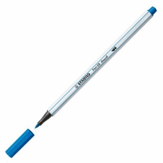 Fixa STABILO Pen 68 brush modrá tmavě - neuveden