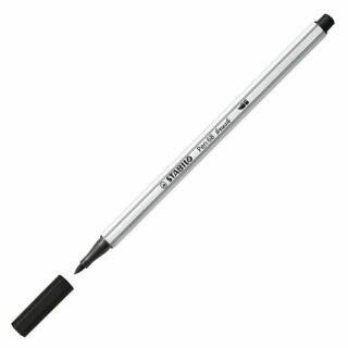 Fixa STABILO Pen 68 brush černá - neuveden