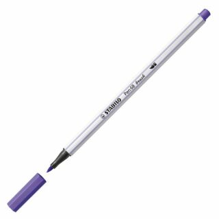 Fixa STABILO Pen 68 brush fialová - neuveden