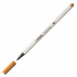 Fixa STABILO Pen 68 brush okr tmavý - neuveden