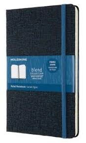 Moleskine Blend zápisník modrý tmavě L, linkovaný - neuveden