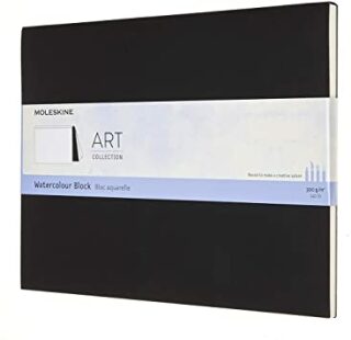 Moleskine: Akvarelový blok černý XL - neuveden