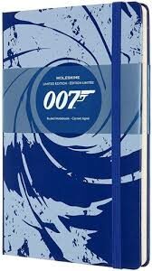 Moleskine James Bond zápisník L modrý, linkovaný - neuveden