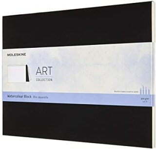 Moleskine Blok akvarelový černý 23x31 cm - neuveden