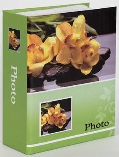 Fotoalbum pro 100 foto 10x15-žlutá orchidej - 