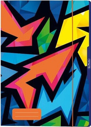 Desky s gumou A4 - Neon Art - 