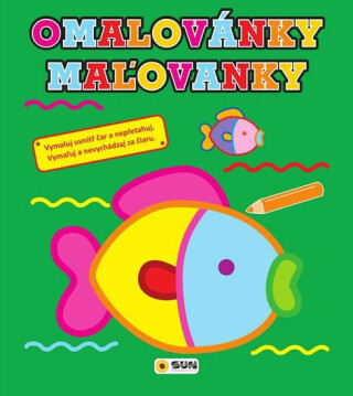 Omalovánky - Zelené (poškozené) - neuveden