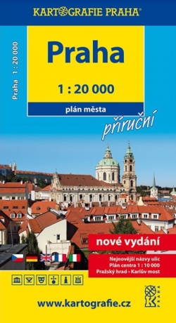 Praha - 1:20 000 plán města příruční - neuveden