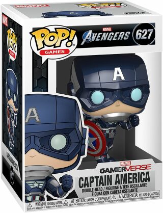 Funko POP Marvel: Avengers Game - Captain America (Stark Tech Suit) - neuveden