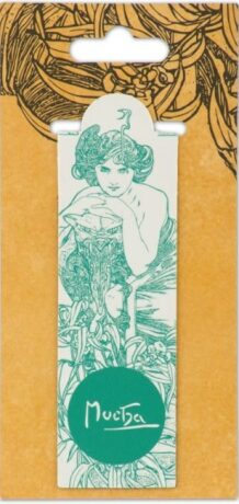 Magnetická záložka Alfons Mucha – Emerald, Fresh Collection - neuveden