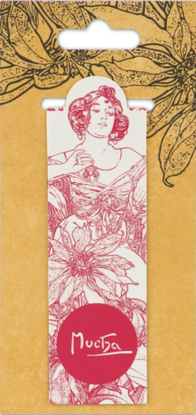 Magnetická záložka Alfons Mucha – Ruby, Fresh Collection - neuveden