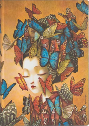 Zápisník Paperblanks - Madame Butterfly - Flexis Midi nelinkovaný - 