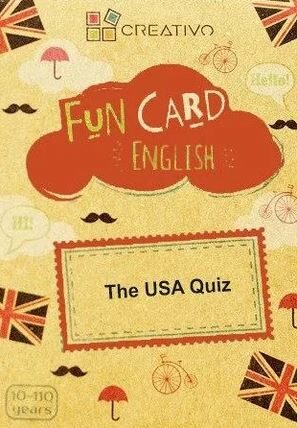 Creativo - Fun card English The USA Quiz - kolektiv autorů
