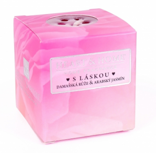 Svíčka Heart & Home bez obalu - S láskou (52 g) - 