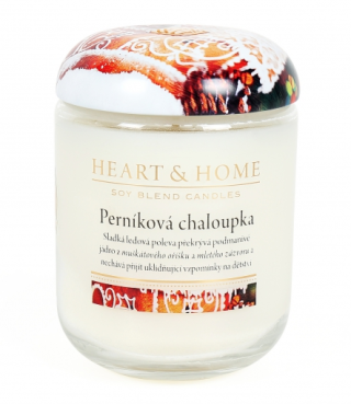 Svíčka Heart & Home - Perníková chaloupka (340 g) - 