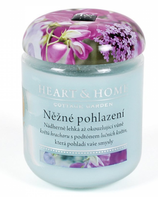 Svíčka Heart & Home - Něžné pohlazení (340 g) - 